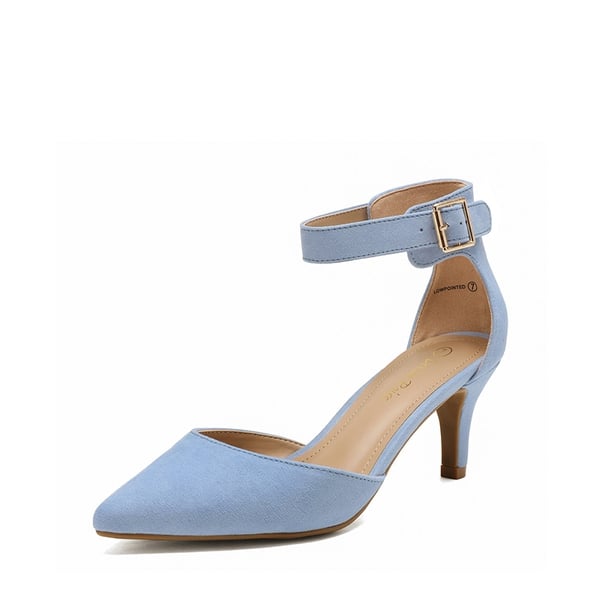 Low heel shoes with ankle strap online
